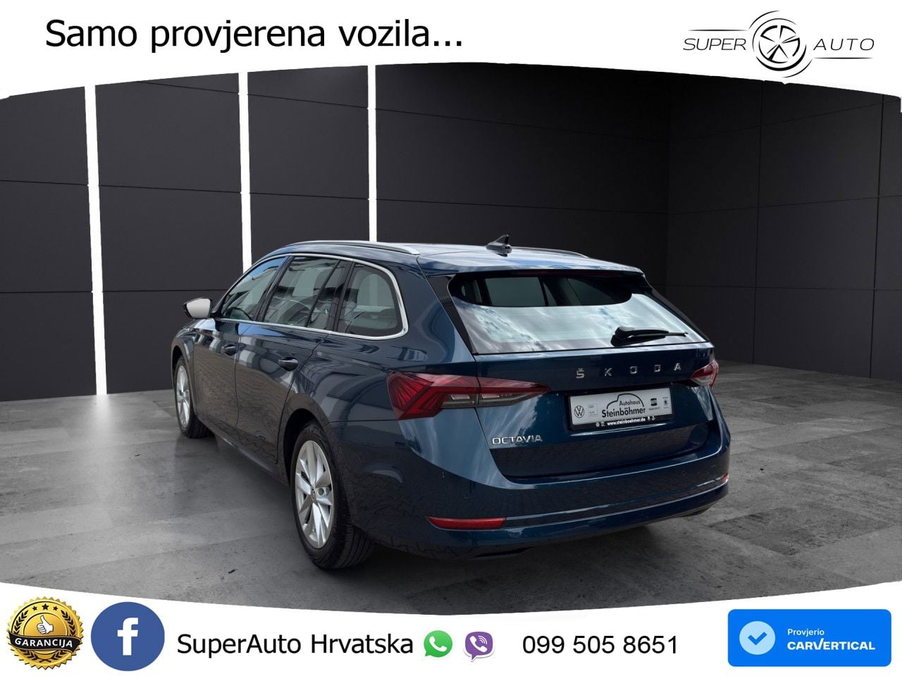 Škoda Octavia Combi 1.5 TSI (150 KS) LED+GR SJED+ACC