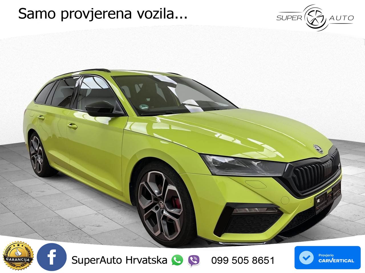 Škoda Octavia Combi RS 2.0 TDI (200 KS) DSG LED+GR SJED+ACC