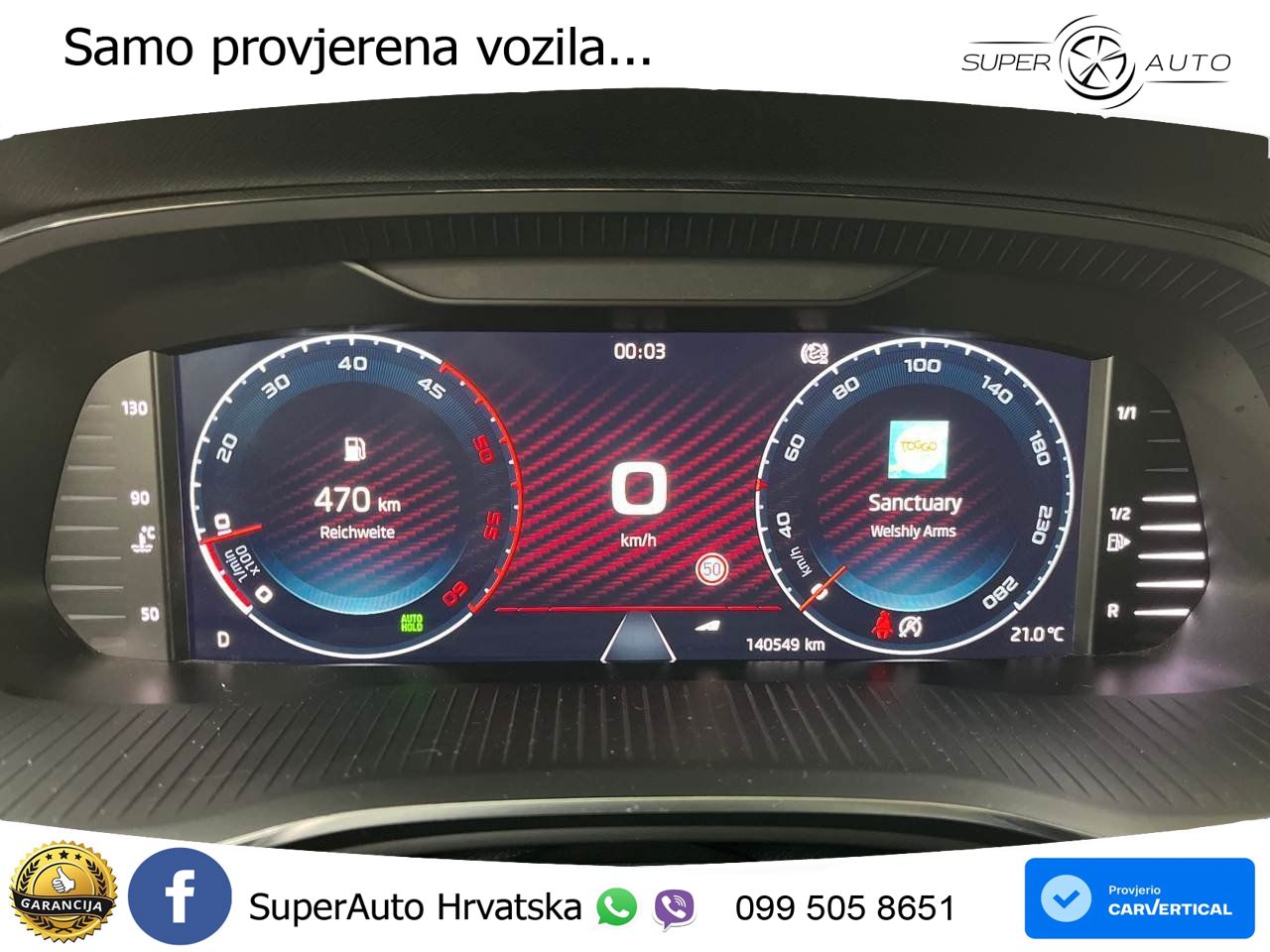 Škoda Octavia Combi RS 2.0 TDI (200 KS) DSG LED+GR SJED+ACC