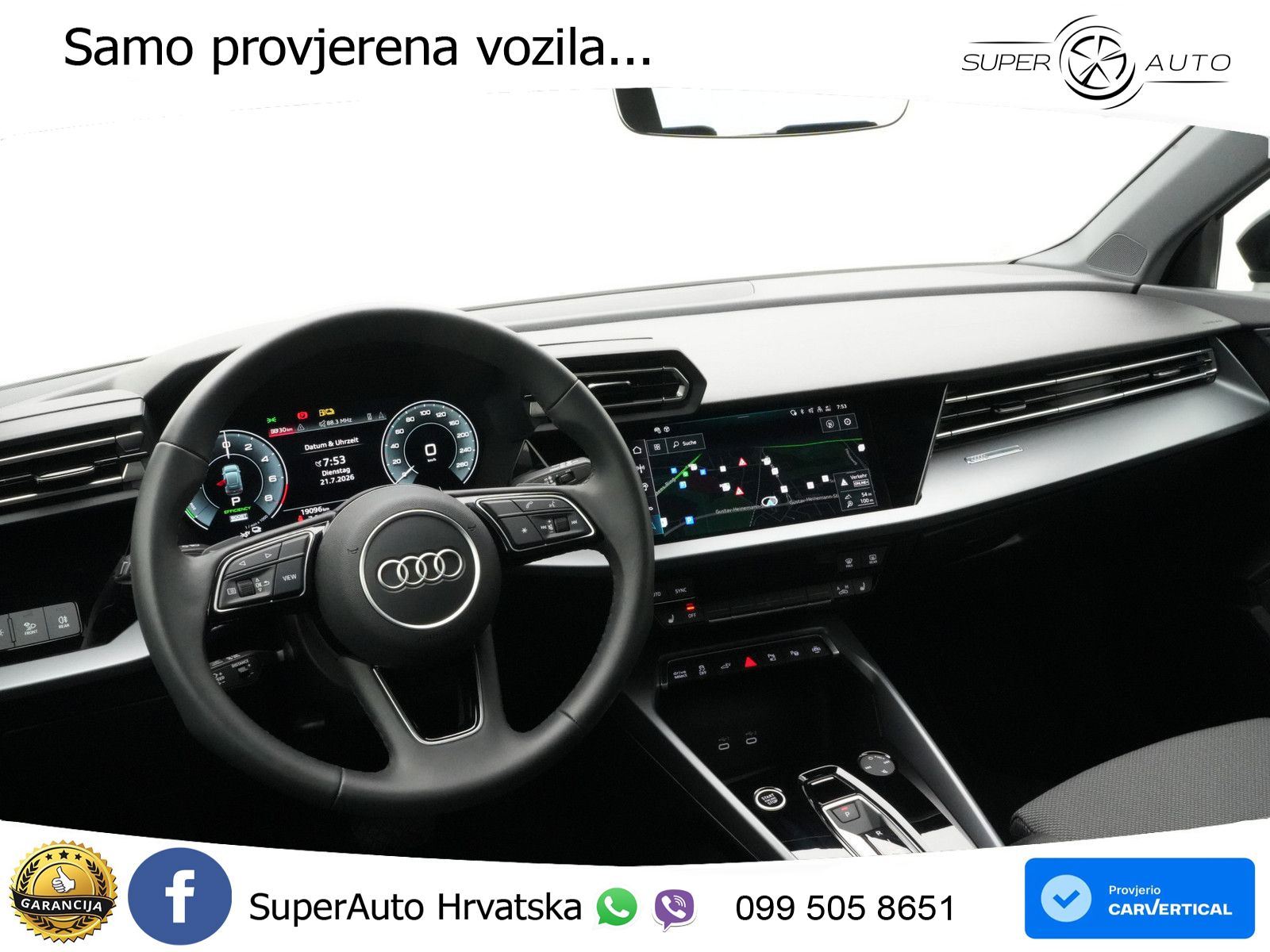Audi A3 Sportback 40 TFSI e (204 KS) Plug-in Hybrid S tronic advanced LED+GR SJED+ACC
