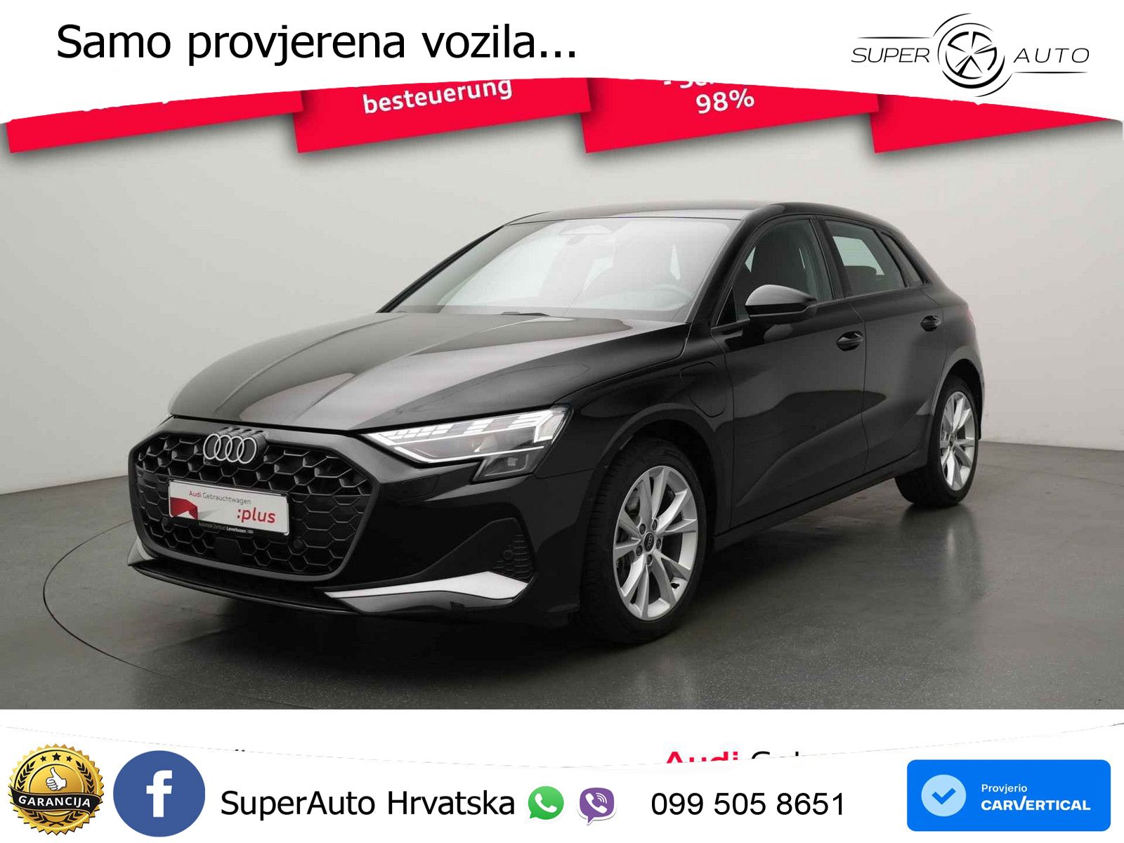 Audi A3 Sportback 40 TFSI e (204 KS) Plug-in Hybrid S tronic advanced LED+GR SJED+ACC