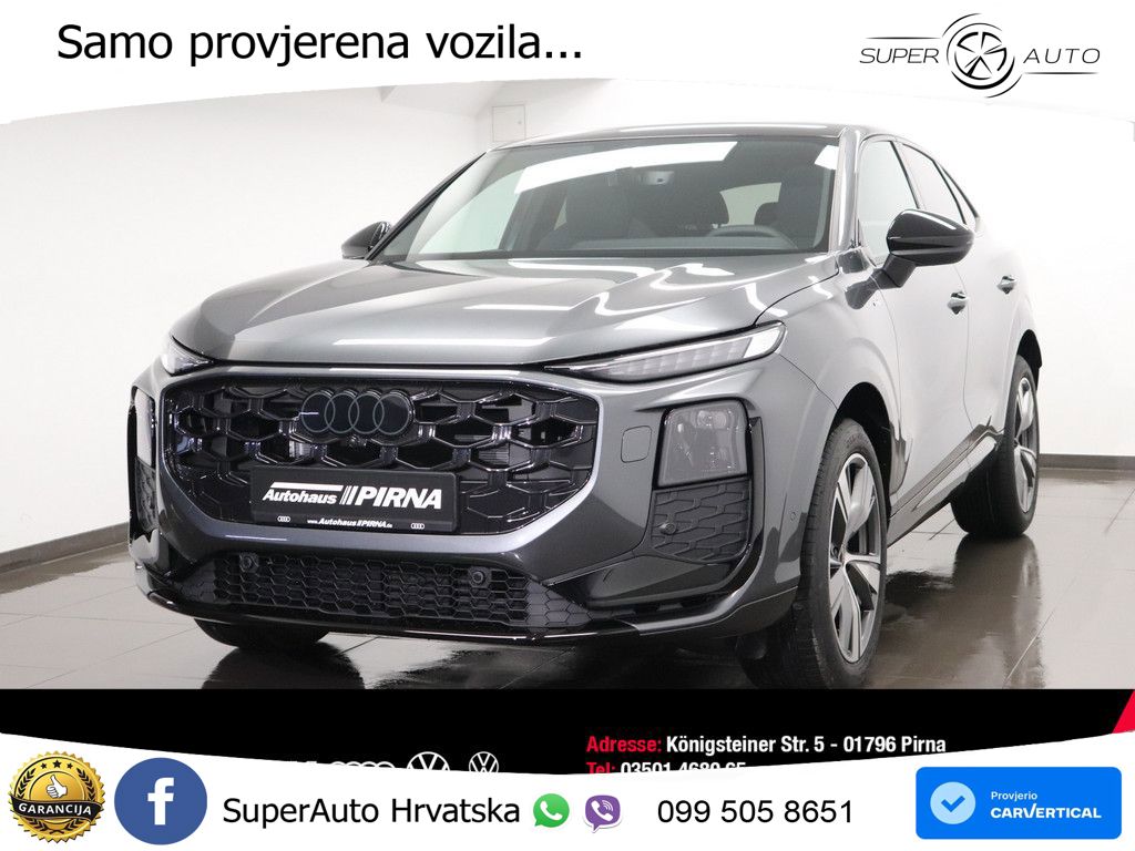 Audi Q3 Sportback 1.5 TFSI (150 KS) S tronic LED+GR SJED+ACC
