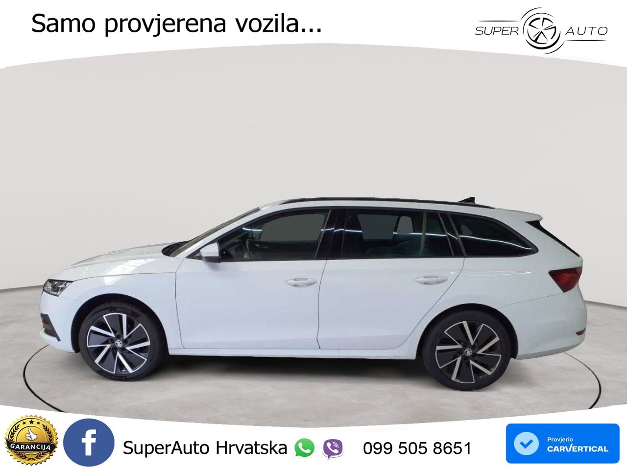 Škoda Octavia Combi 2.0 TDI (150 KS) DSG MATRIX+GR SJED+KAM