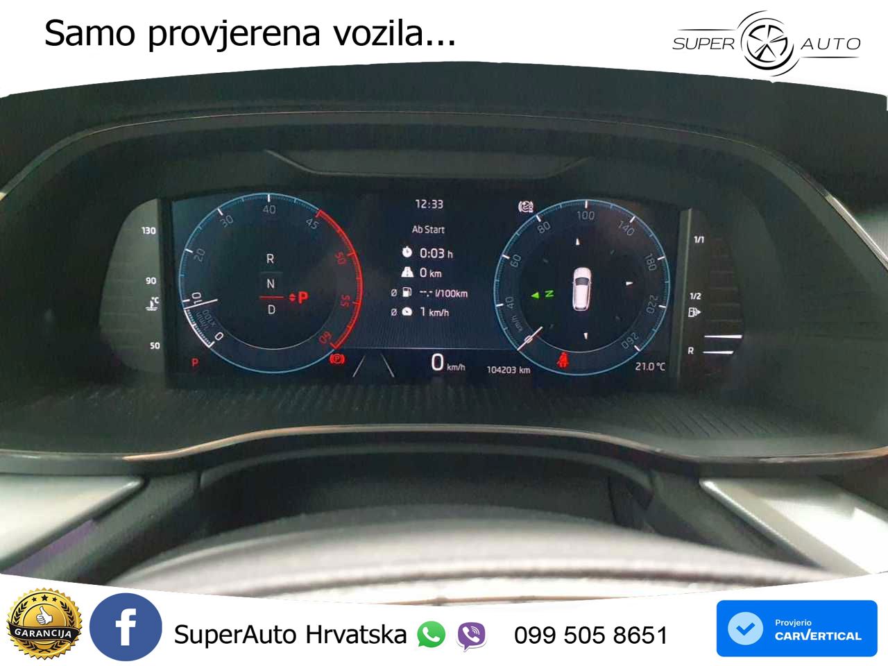 Škoda Octavia Combi 2.0 TDI (150 KS) DSG MATRIX+GR SJED+KAM
