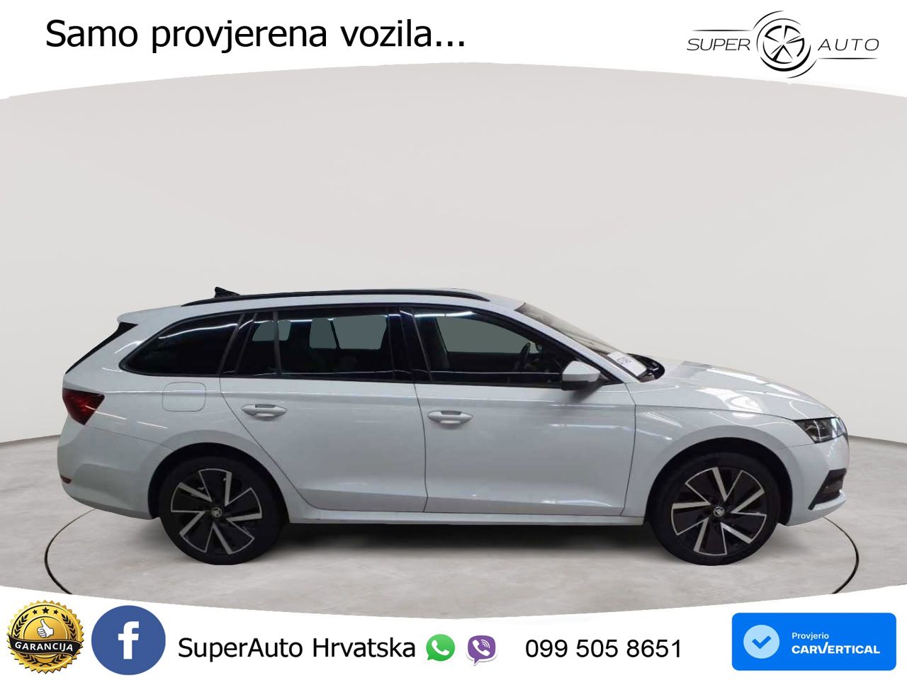 Škoda Octavia Combi 2.0 TDI (150 KS) DSG MATRIX+GR SJED+KAM