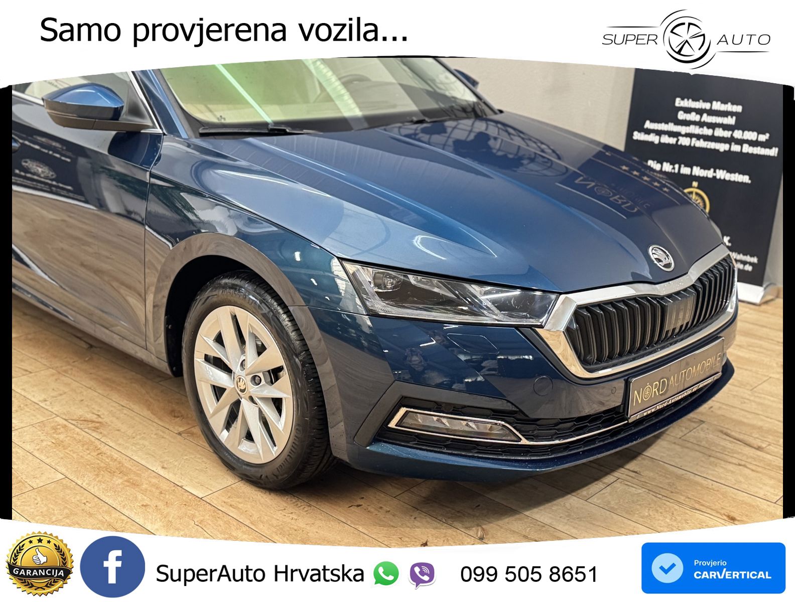 Škoda Octavia Combi 2.0 TDI (150 KS) DSG LED+GR SJED+ACC