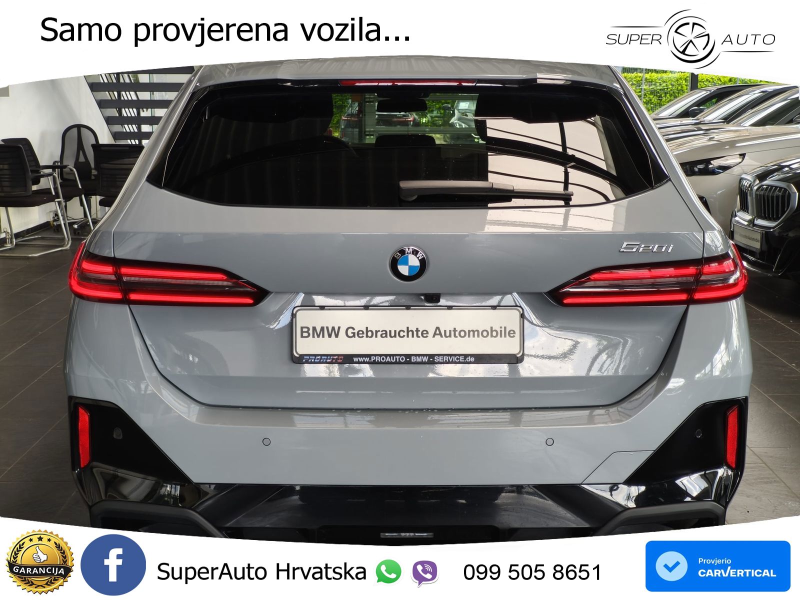 BMW 520i Touring (208 KS) Steptronic M Sport ACC+HEAD+GR SJED+360+PANO