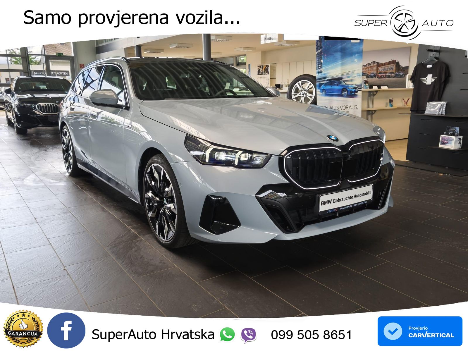 BMW 520i Touring (208 KS) Steptronic M Sport ACC+HEAD+GR SJED+360+PANO
