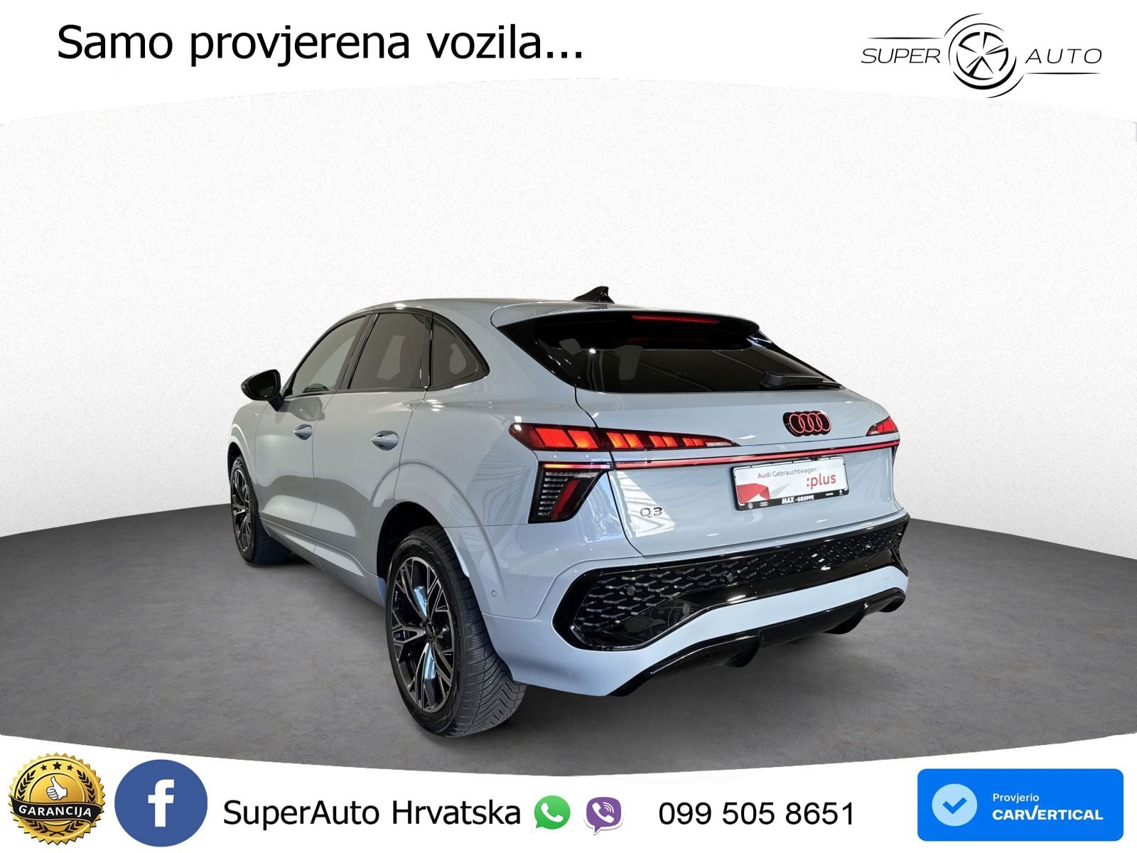 Audi Q3 Sportback 2.0 TDI (150 KS) S tronic S line LED+GR SJED+ACC