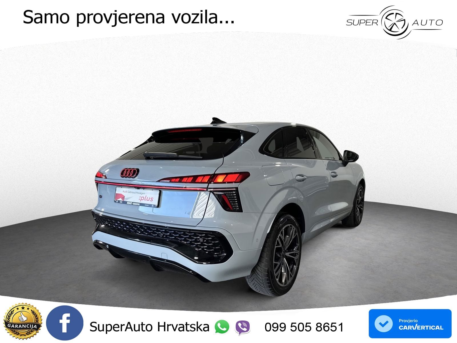 Audi Q3 Sportback 2.0 TDI (150 KS) S tronic S line LED+GR SJED+ACC
