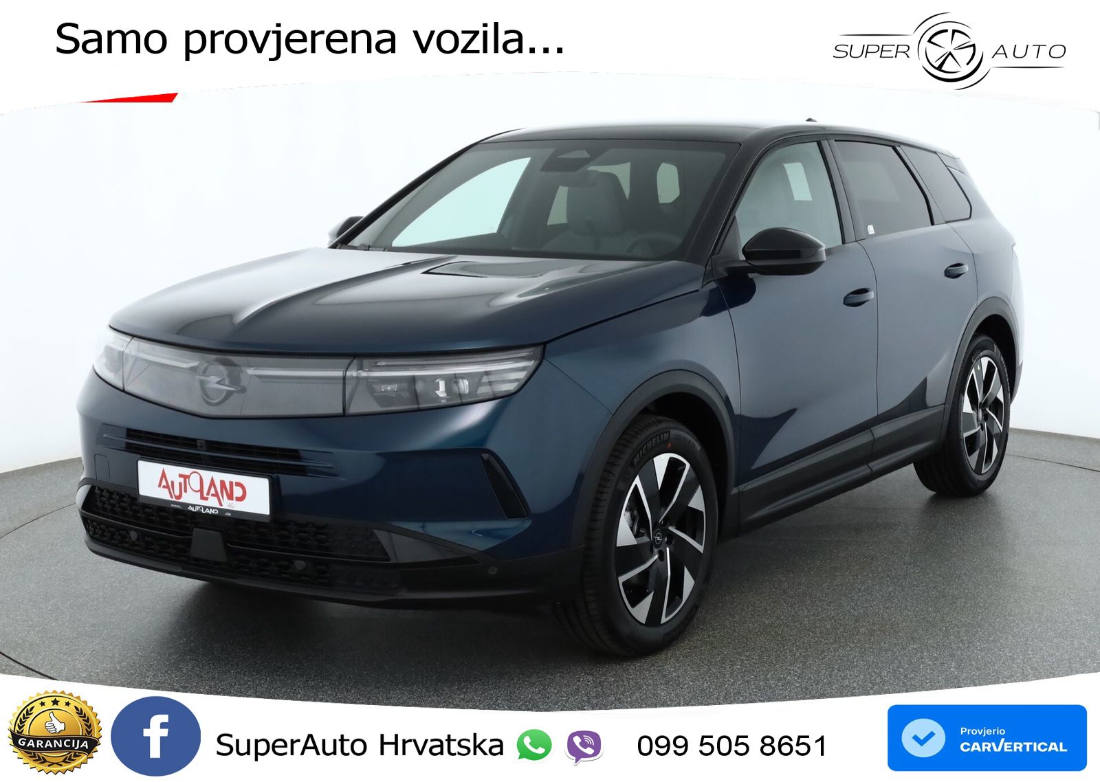 Opel Grandland 1.2 Turbo (145 KS) Hybrid eDCT Ultimate LED+GR SJED+ACC
