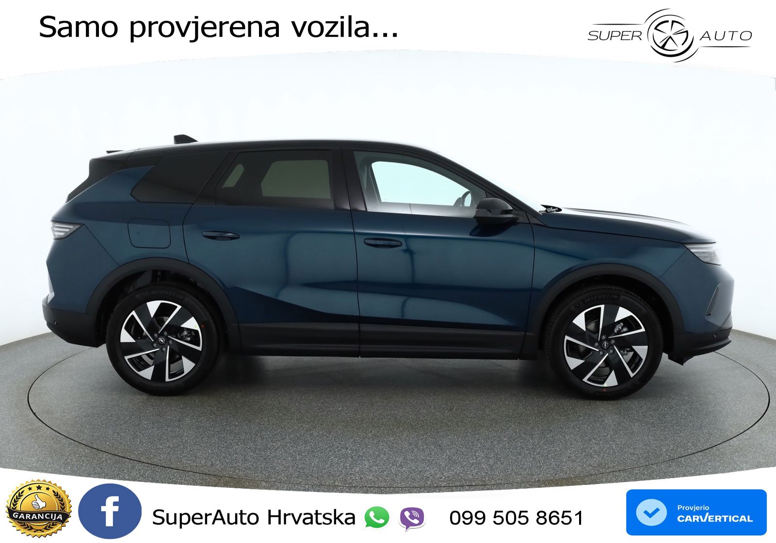 Opel Grandland 1.2 Turbo (145 KS) Hybrid eDCT Ultimate LED+GR SJED+ACC