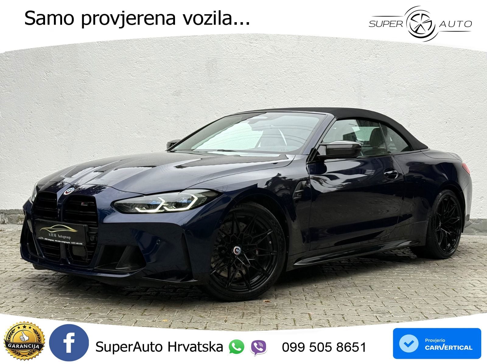 BMW M4 Convertible Competition 3.0 (510 KS) xDrive Steptronic LED+GR SJED+ACC