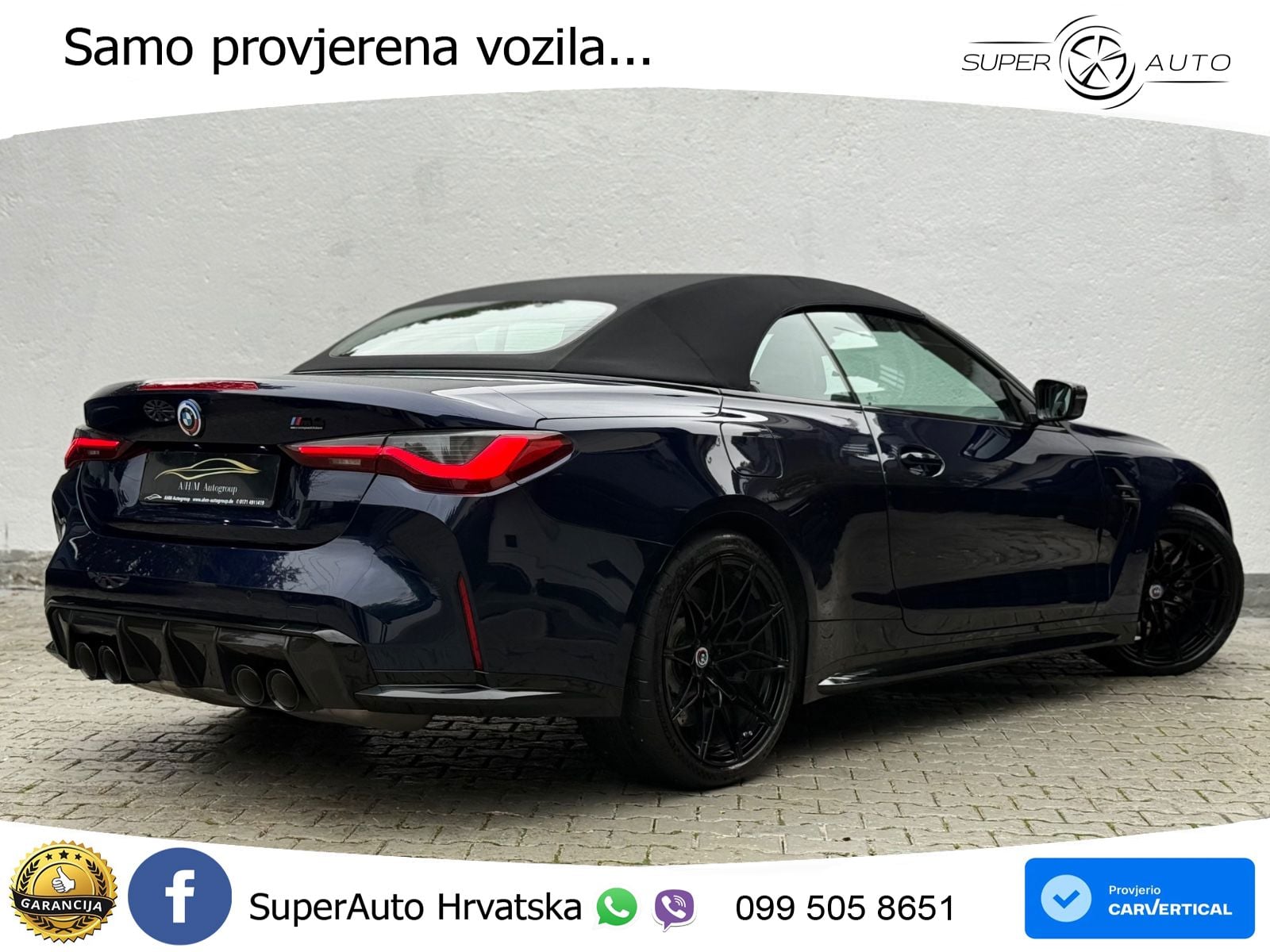 BMW M4 Convertible Competition 3.0 (510 KS) xDrive Steptronic LED+GR SJED+ACC