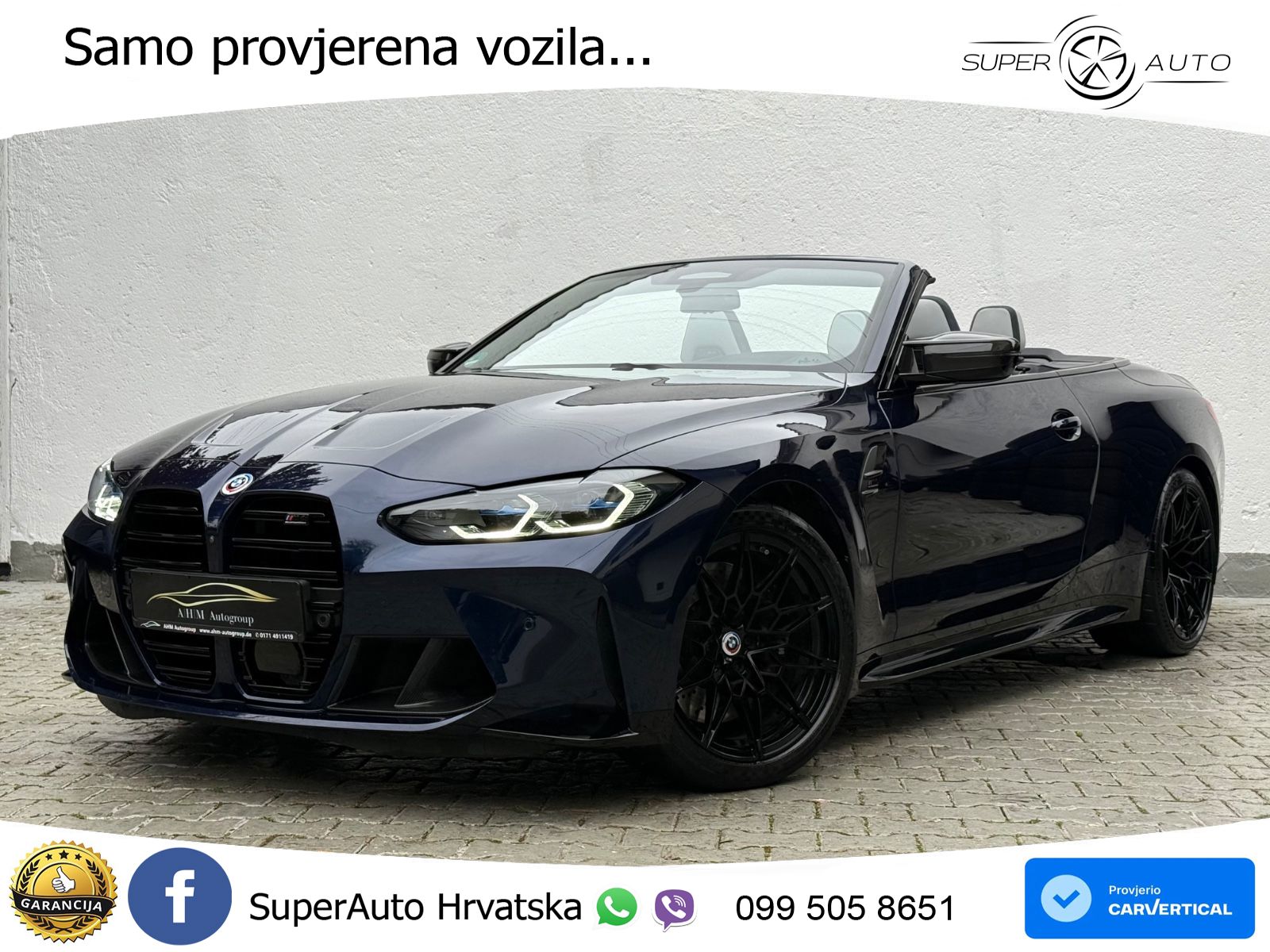 BMW M4 Convertible Competition 3.0 (510 KS) xDrive Steptronic LED+GR SJED+ACC