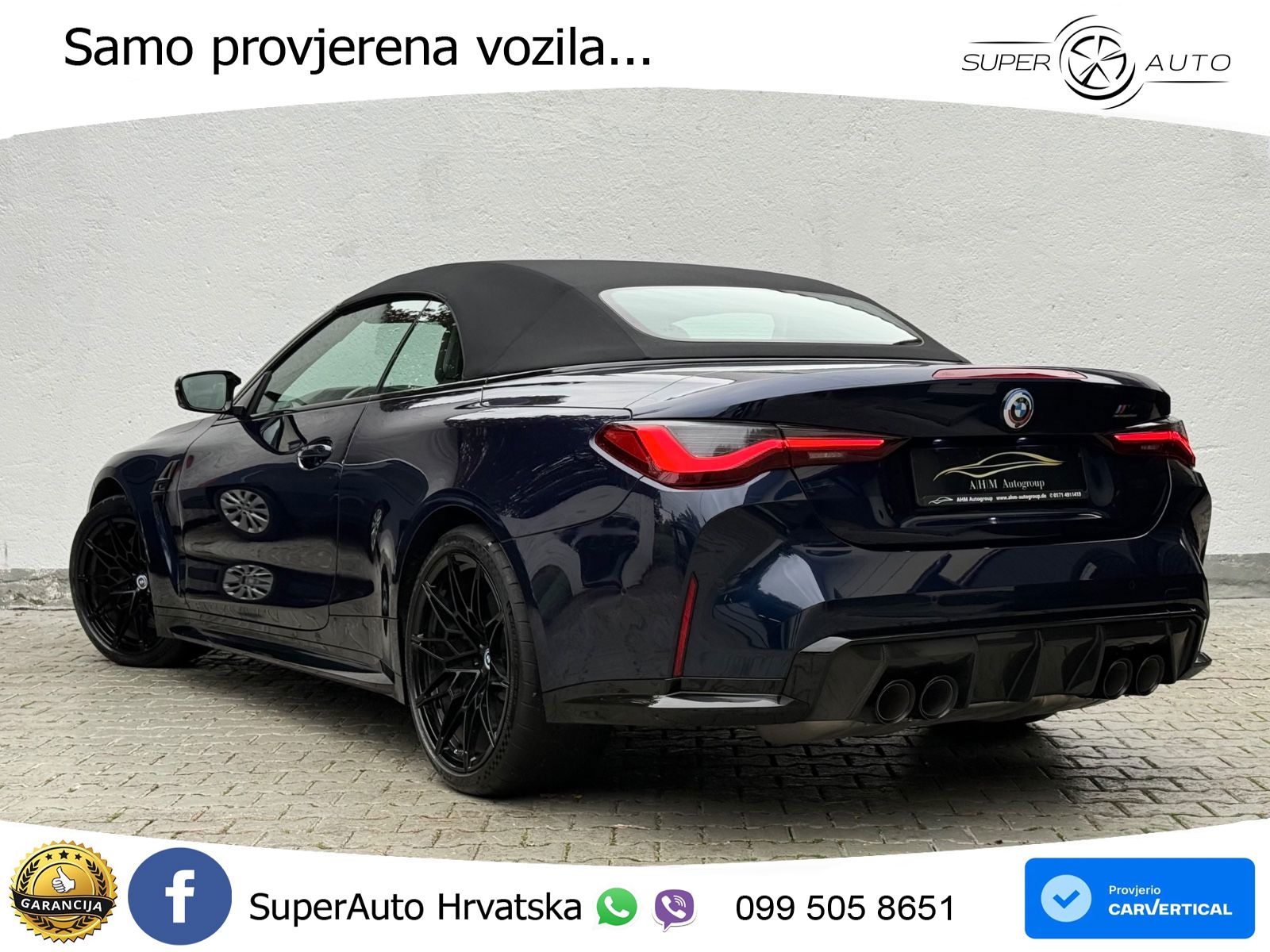 BMW M4 Convertible Competition 3.0 (510 KS) xDrive Steptronic LED+GR SJED+ACC