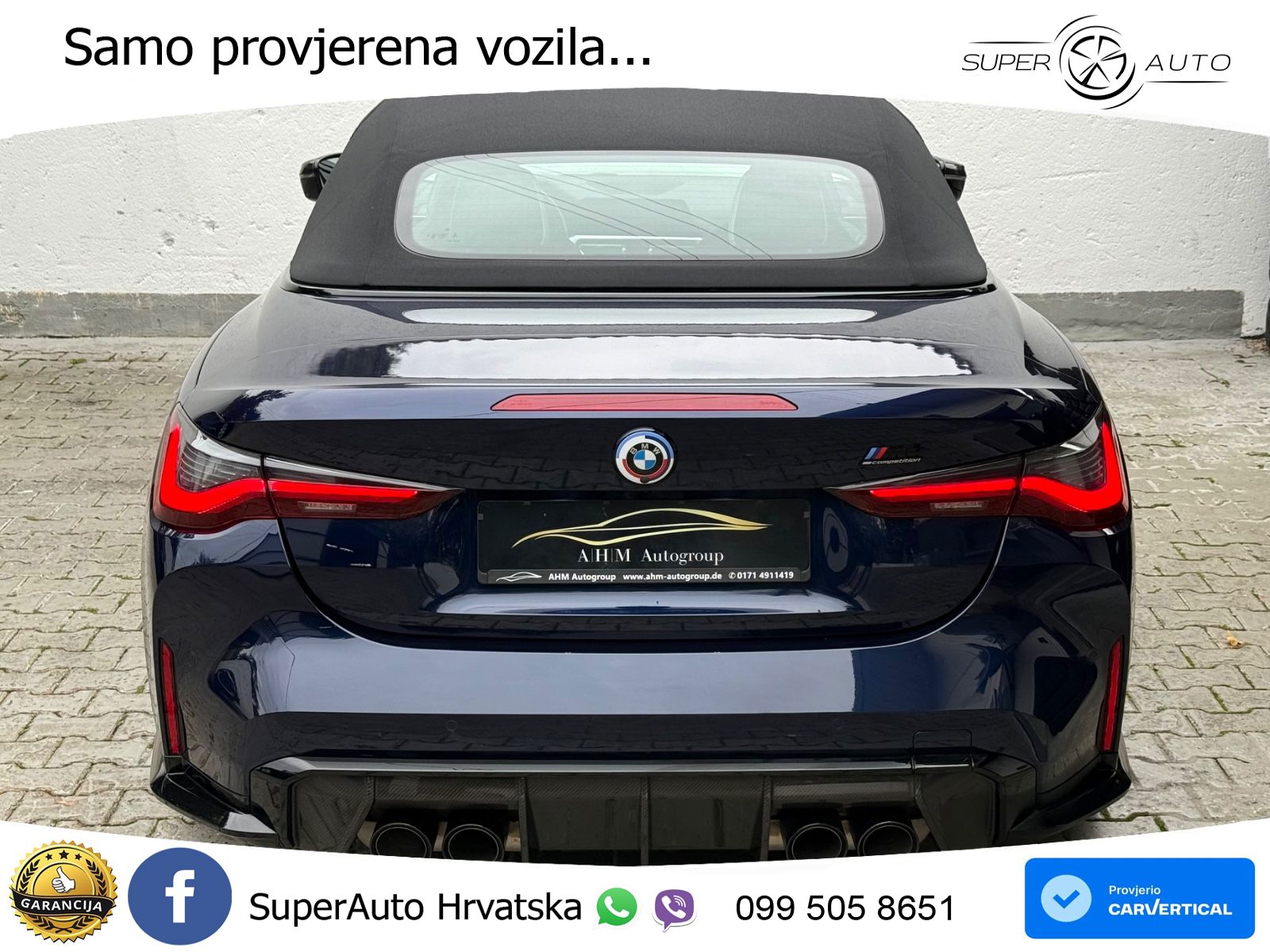 BMW M4 Convertible Competition 3.0 (510 KS) xDrive Steptronic LED+GR SJED+ACC