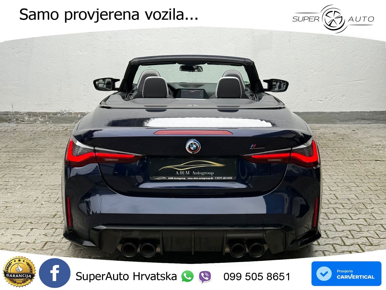 BMW M4 Convertible Competition 3.0 (510 KS) xDrive Steptronic LED+GR SJED+ACC