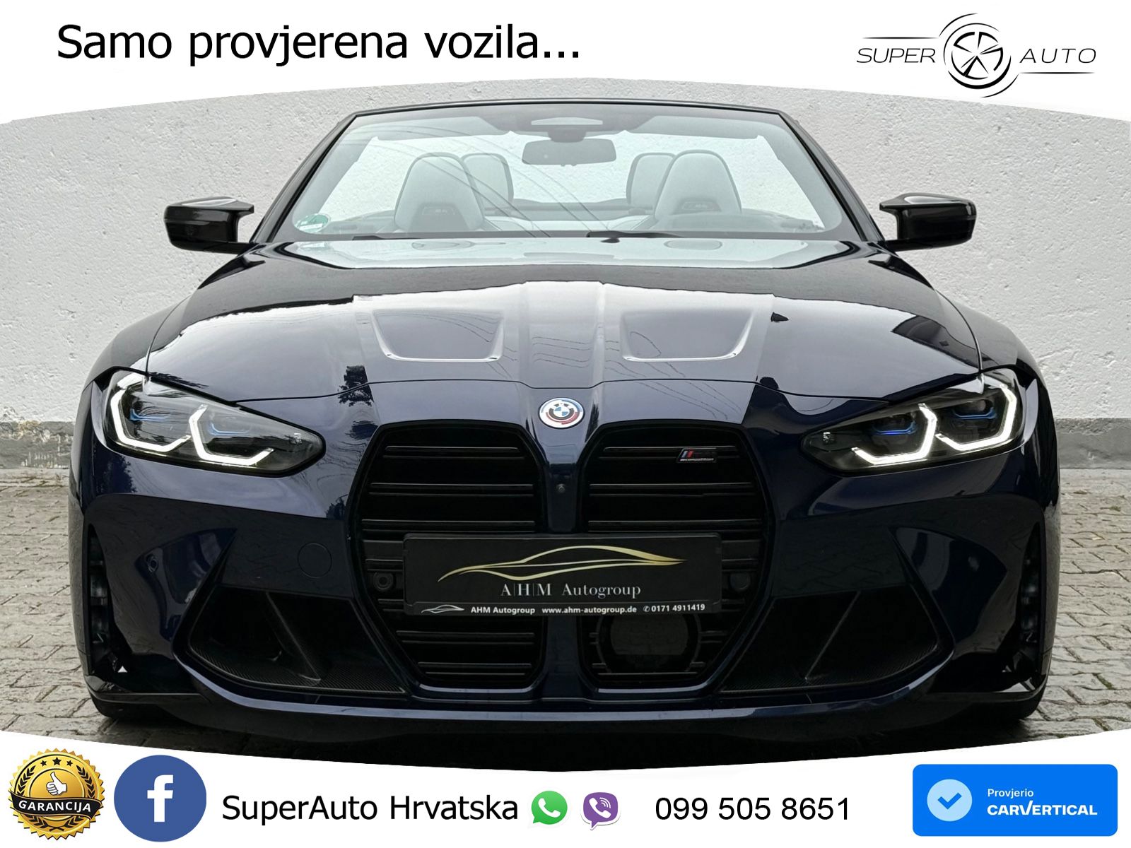 BMW M4 Convertible Competition 3.0 (510 KS) xDrive Steptronic LED+GR SJED+ACC