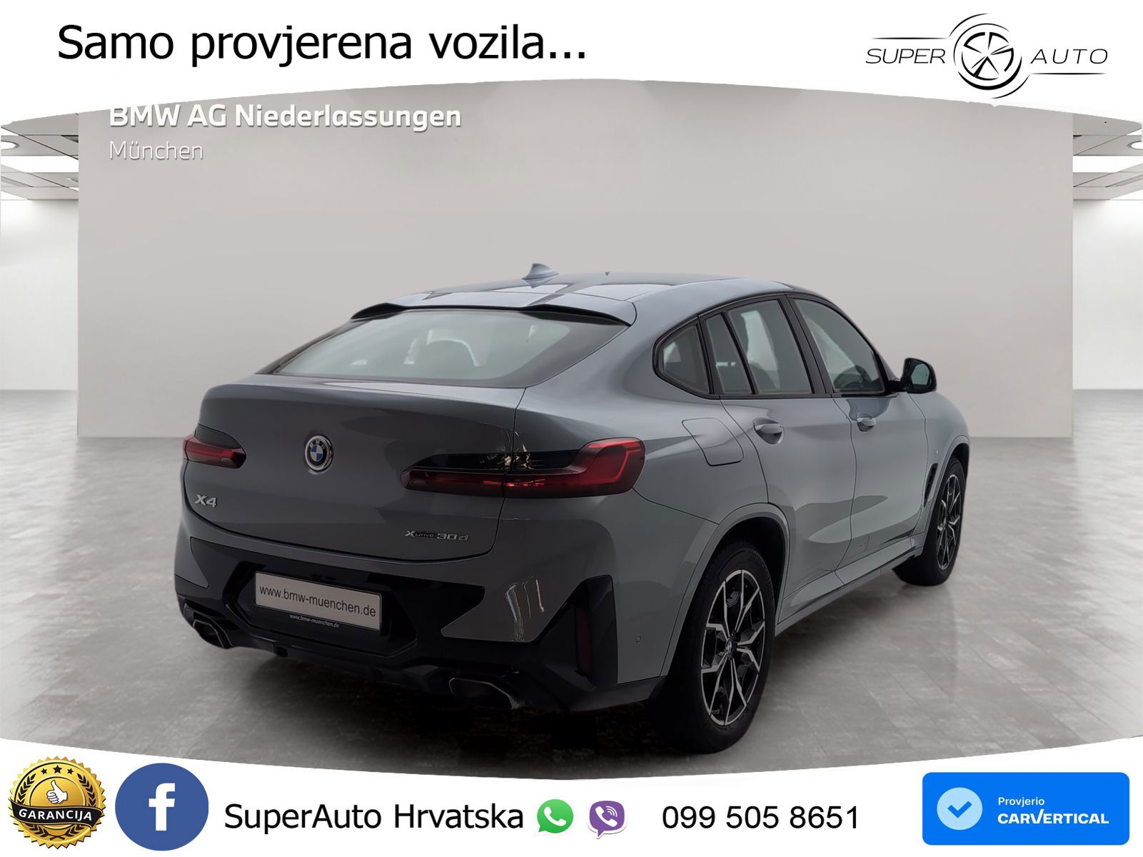BMW X4 30d (286 KS) xDrive Steptronic M Sport LED+GR SJED+ACC