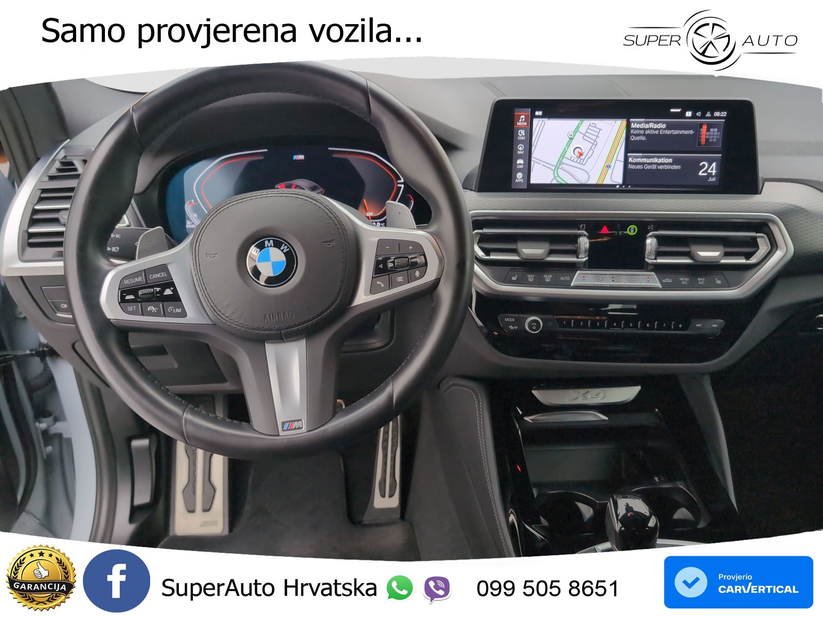 BMW X4 30d (286 KS) xDrive Steptronic M Sport LED+GR SJED+ACC