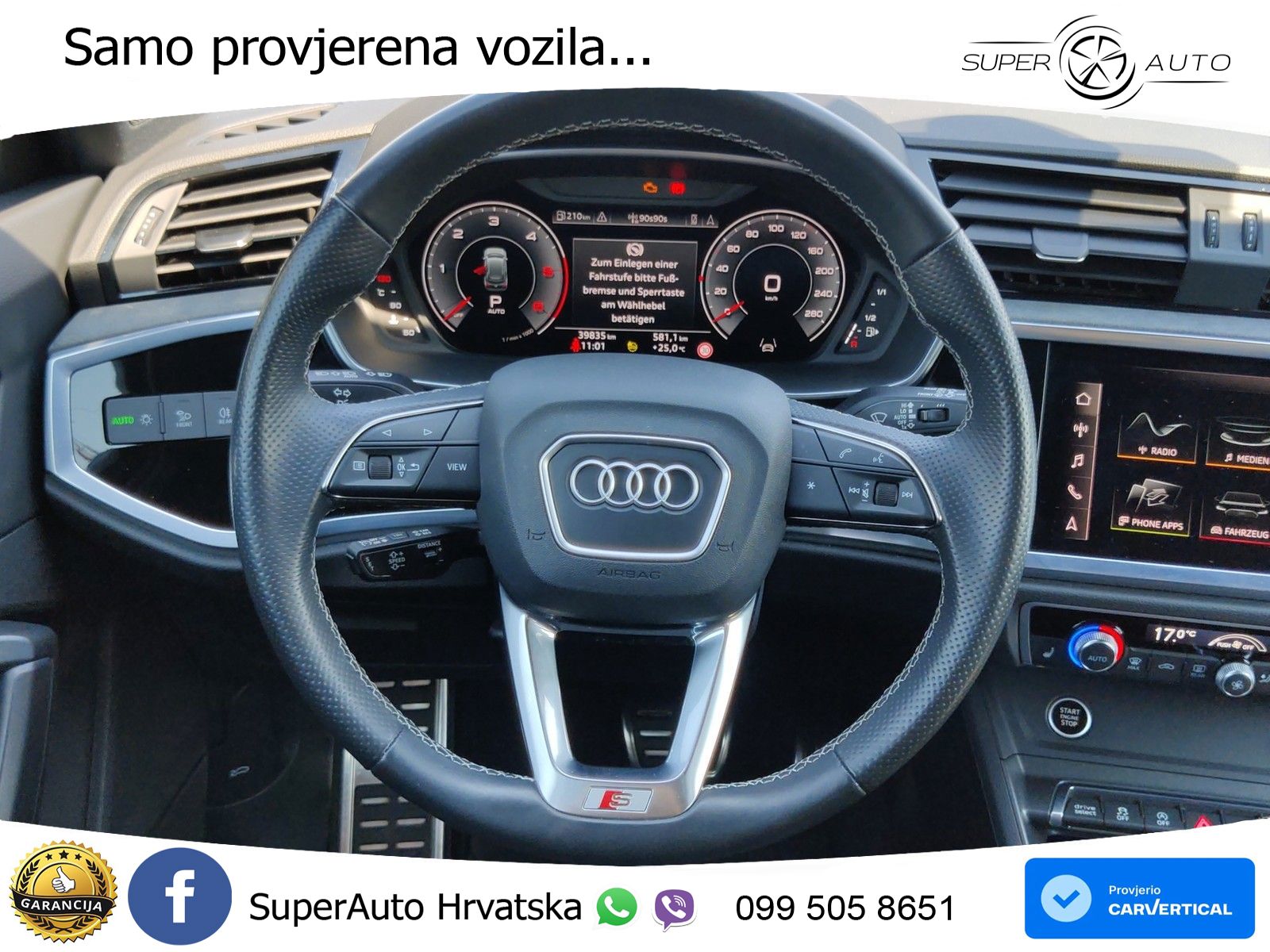 Audi Q3 40 TDI (200 KS) quattro S tronic S line LED+GR SJED+ACC
