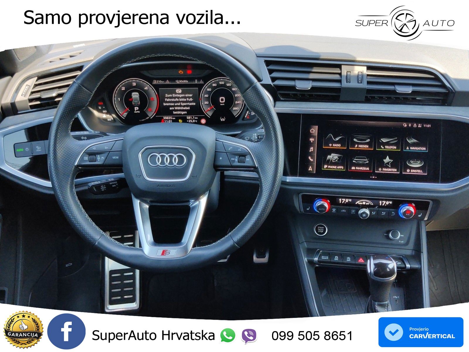 Audi Q3 40 TDI (200 KS) quattro S tronic S line LED+GR SJED+ACC