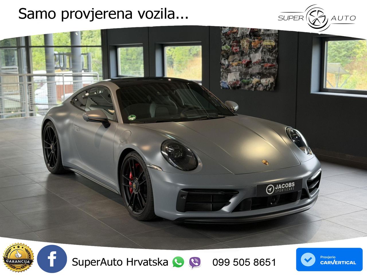 Porsche 911 Carrera 4 GTS 3.0 (480 KS) PDK MATRIX+GR SJED+KAM