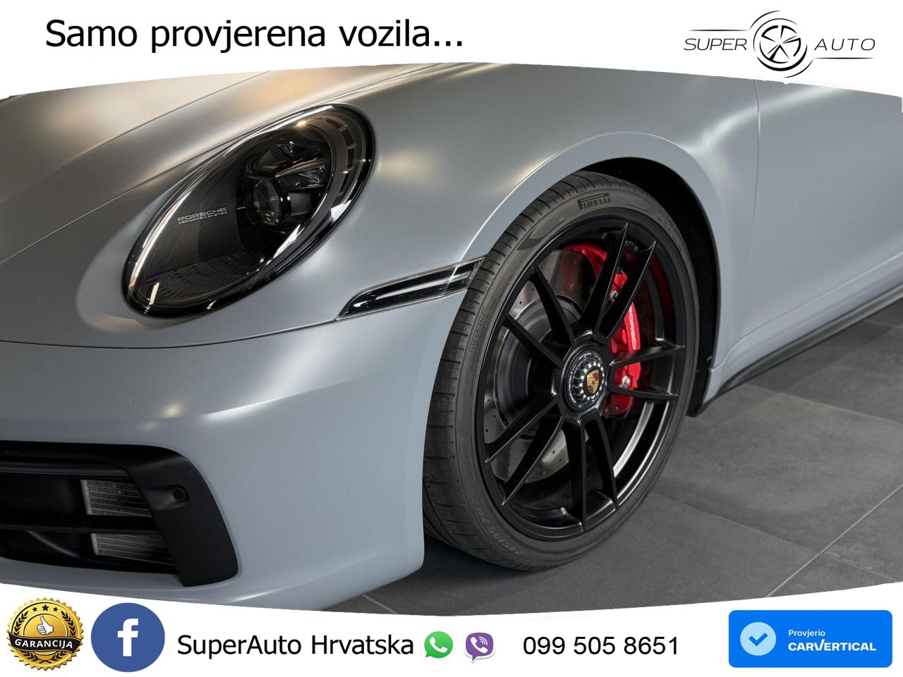 Porsche 911 Carrera 4 GTS 3.0 (480 KS) PDK MATRIX+GR SJED+KAM
