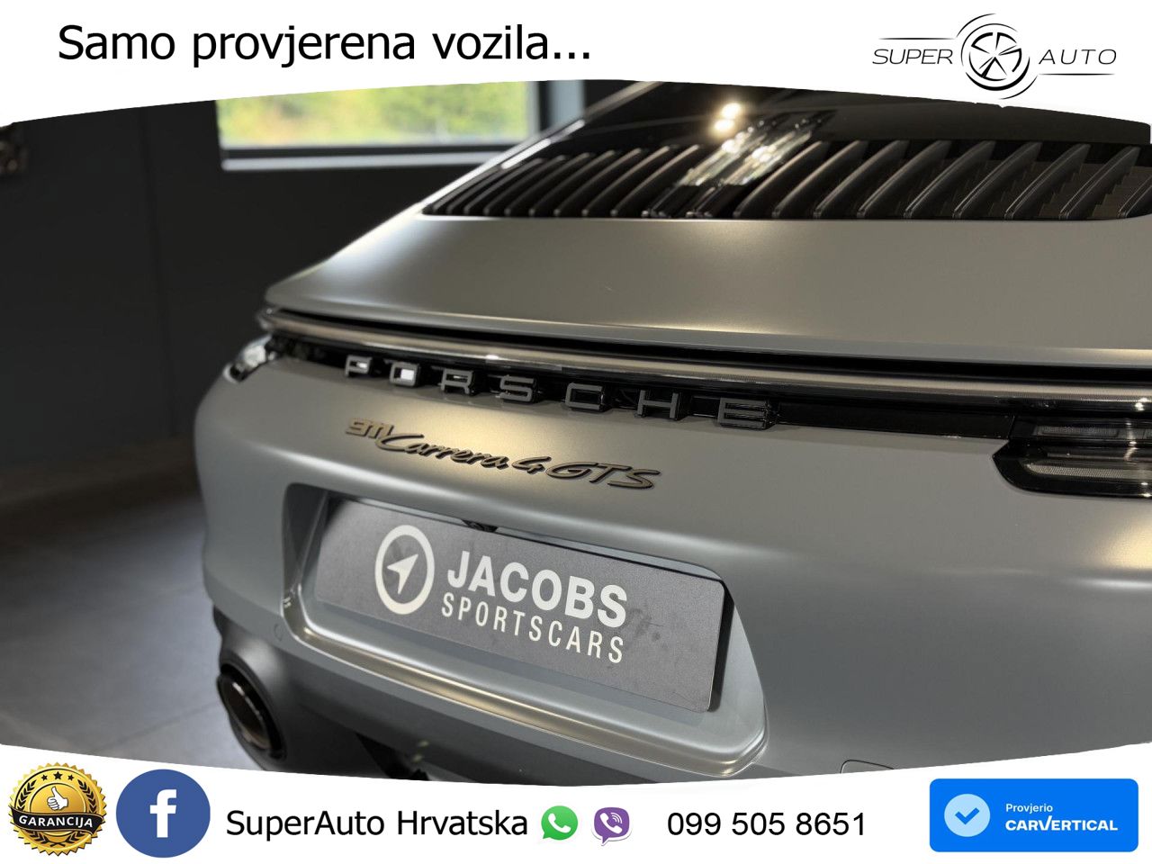 Porsche 911 Carrera 4 GTS 3.0 (480 KS) PDK MATRIX+GR SJED+KAM