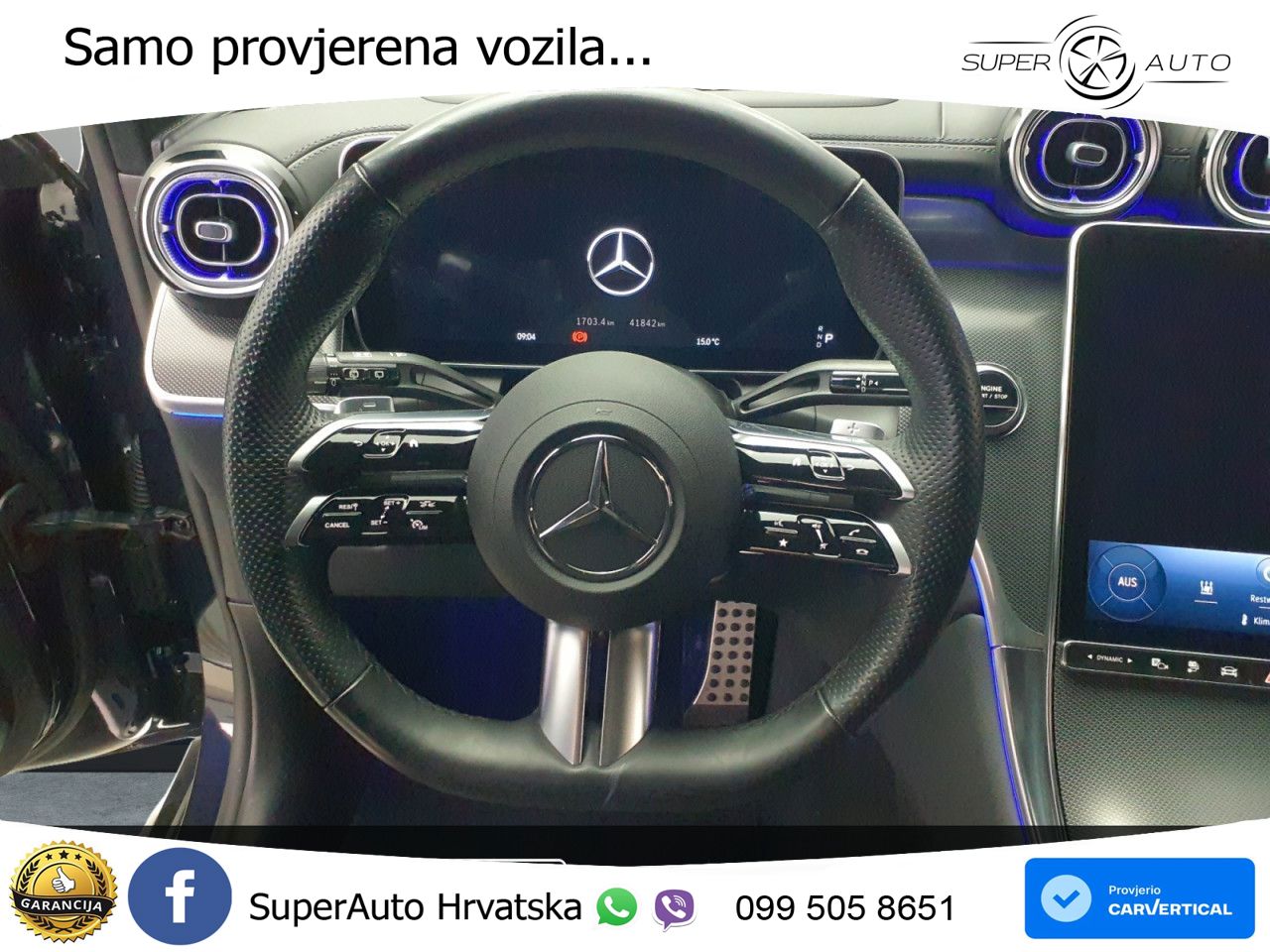 Mercedes GLC 300e (313 KS) 4MATIC 9G-TRONIC AMG ZRAČNI+ACC+GR SJED+KAM+PANO