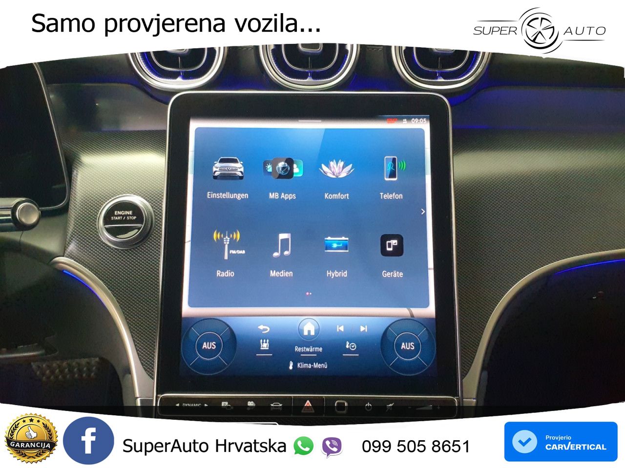 Mercedes GLC 300e (313 KS) 4MATIC 9G-TRONIC AMG ZRAČNI+ACC+GR SJED+KAM+PANO