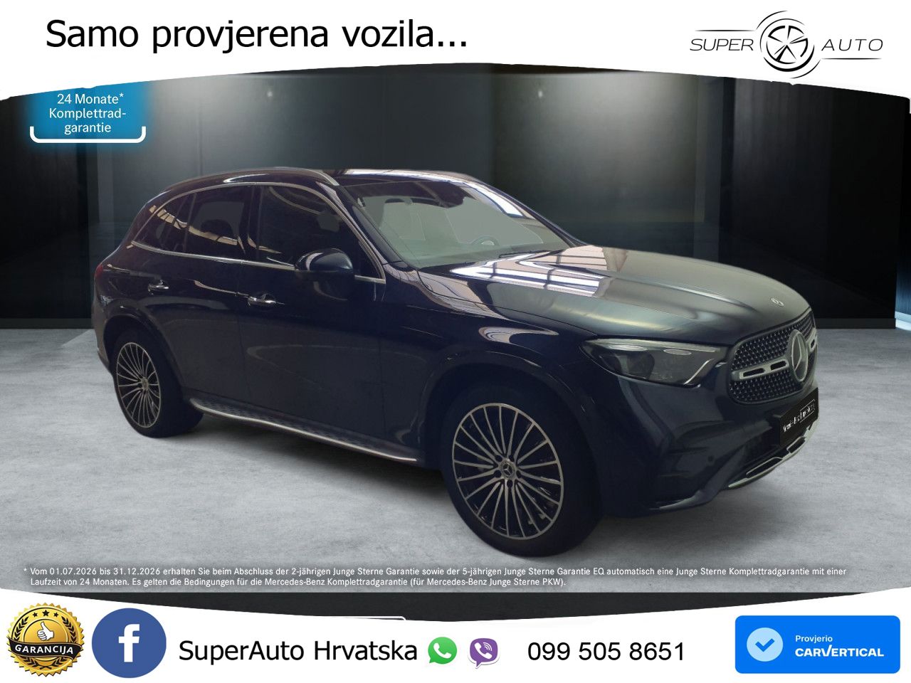 Mercedes GLC 300e (313 KS) 4MATIC 9G-TRONIC AMG ZRAČNI+ACC+GR SJED+KAM+PANO
