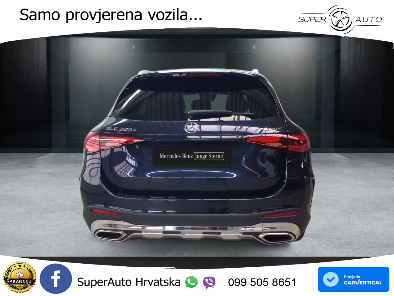 Mercedes GLC 300e (313 KS) 4MATIC 9G-TRONIC AMG ZRAČNI+ACC+GR SJED+KAM+PANO