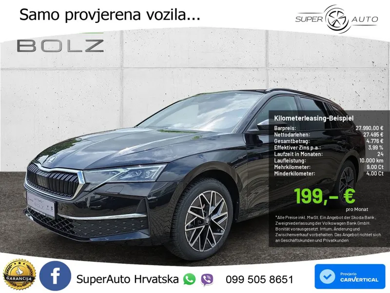 Škoda Octavia Combi 2.0 TDI (150 KS) DSG LED+GR SJED+ACC
