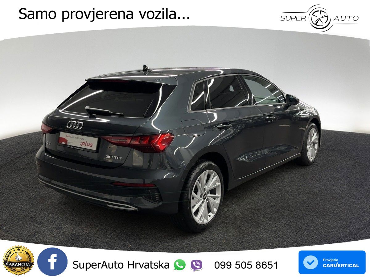 Audi A3 30 TDI (116 KS) S tronic LED+GR SJED+ACC