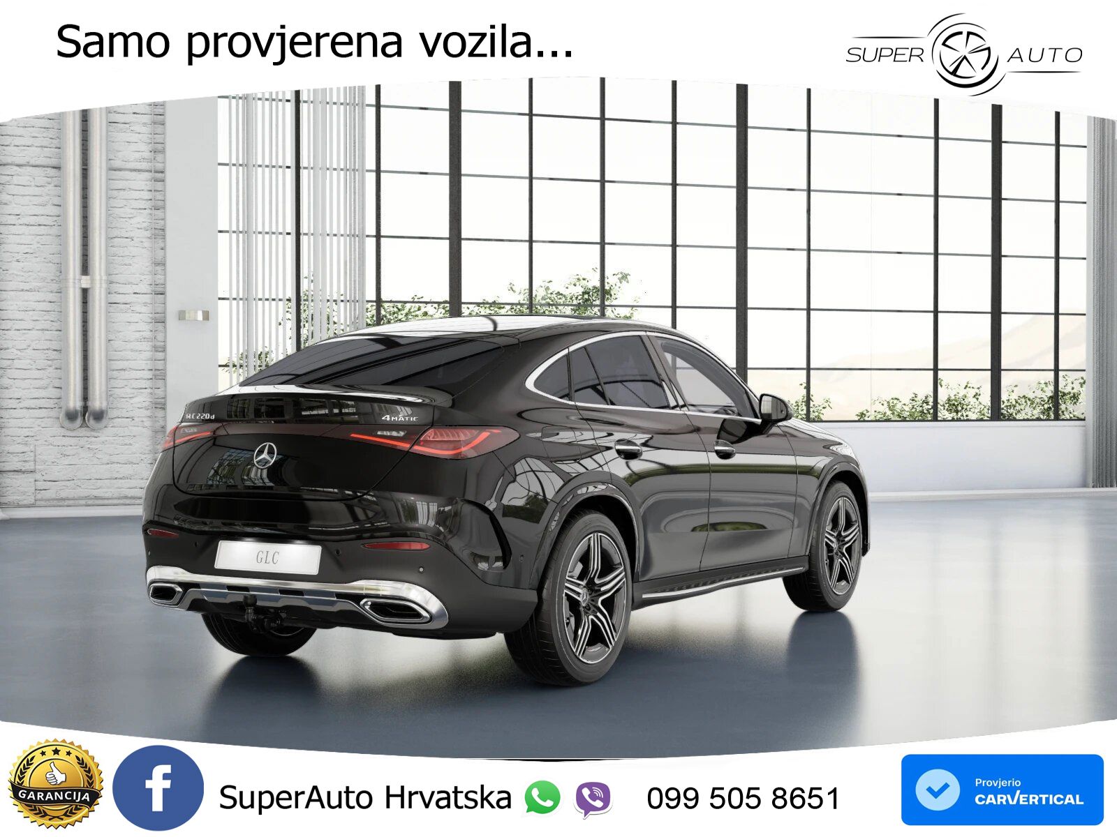 Mercedes GLC Coupe 220d (197 KS) 4MATIC 9G-TRONIC AMG ACC+GR SJED+360+PANO
