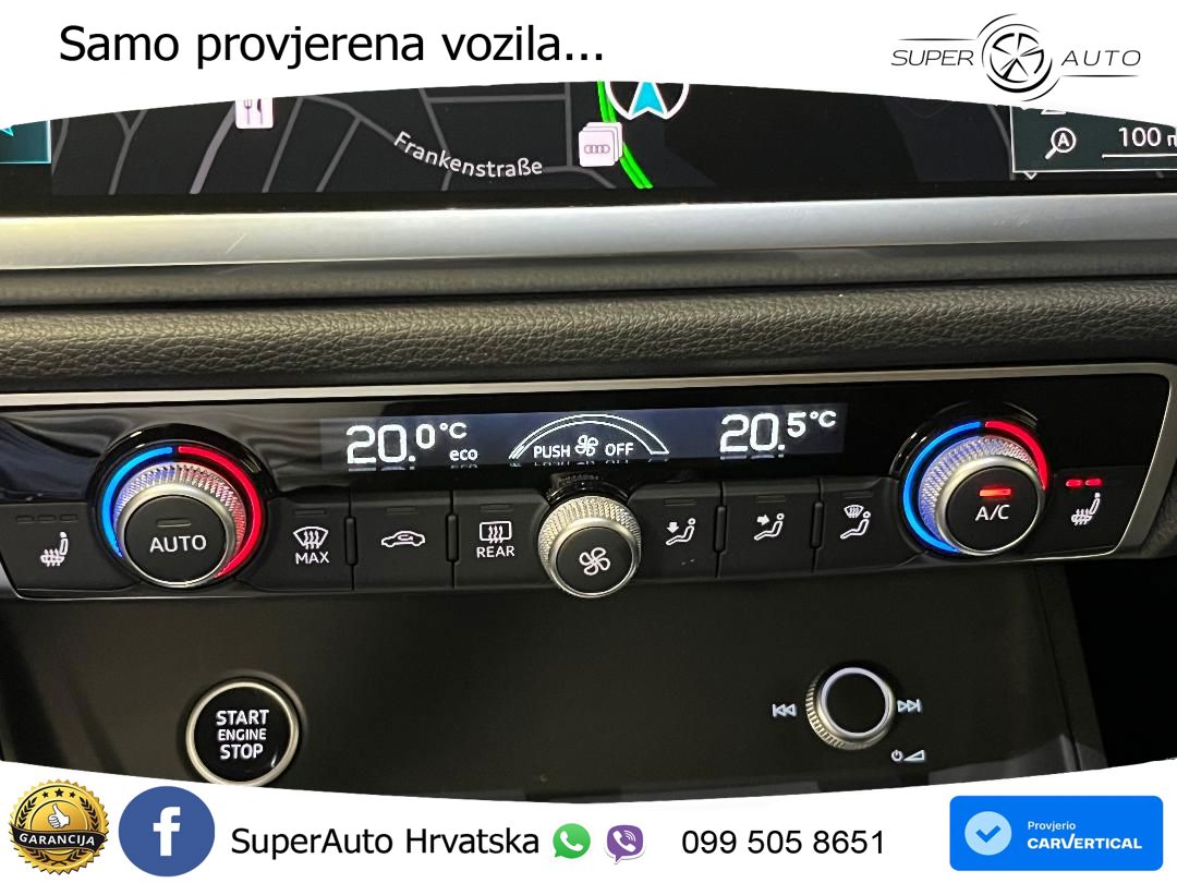 Audi Q3 Sportback 40 TDI (200 KS) quattro S tronic S line LED+GR SJED+ACC