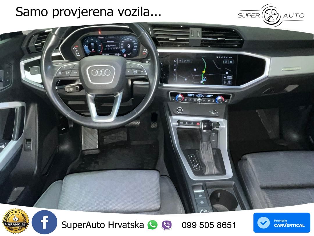 Audi Q3 Sportback 40 TDI (200 KS) quattro S tronic S line LED+GR SJED+ACC