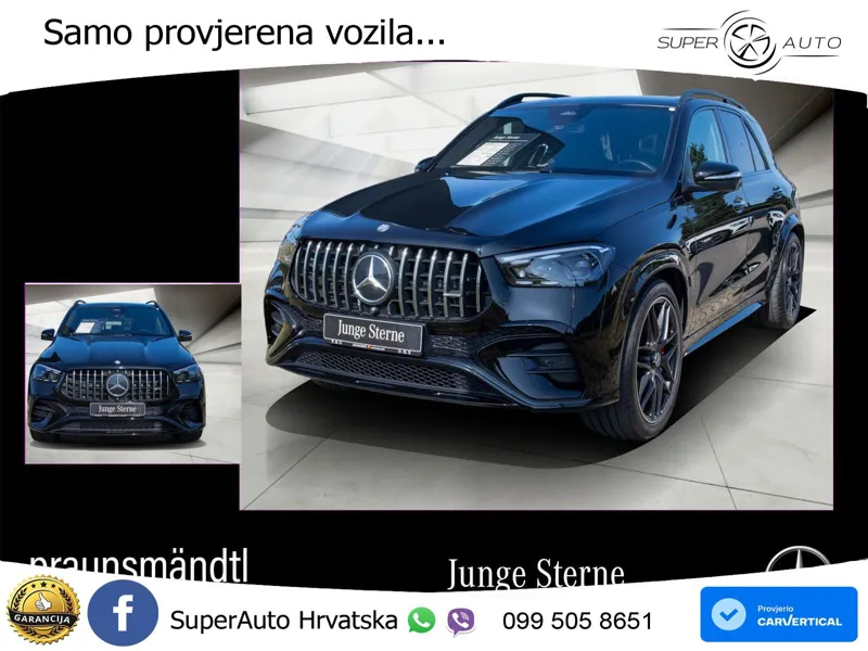 Mercedes AMG GLE 53 (435 KS) EQ Boost 4MATIC+ AMG SPEEDSHIFT TCT 9G ACC+HEAD+4xGR SJED+360+PANO