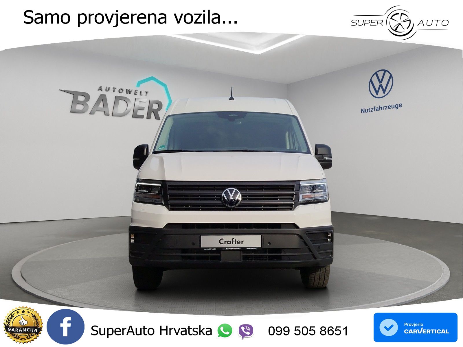 Volkswagen Crafter 35 Kasten 2,0 l 103 kW Frontantrieb 8-Ga 140 KS