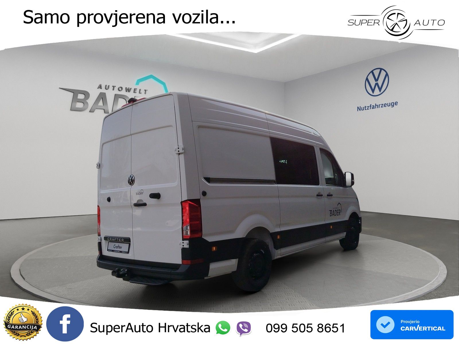 Volkswagen Crafter 35 Kasten 2,0 l 103 kW Frontantrieb 8-Ga 140 KS