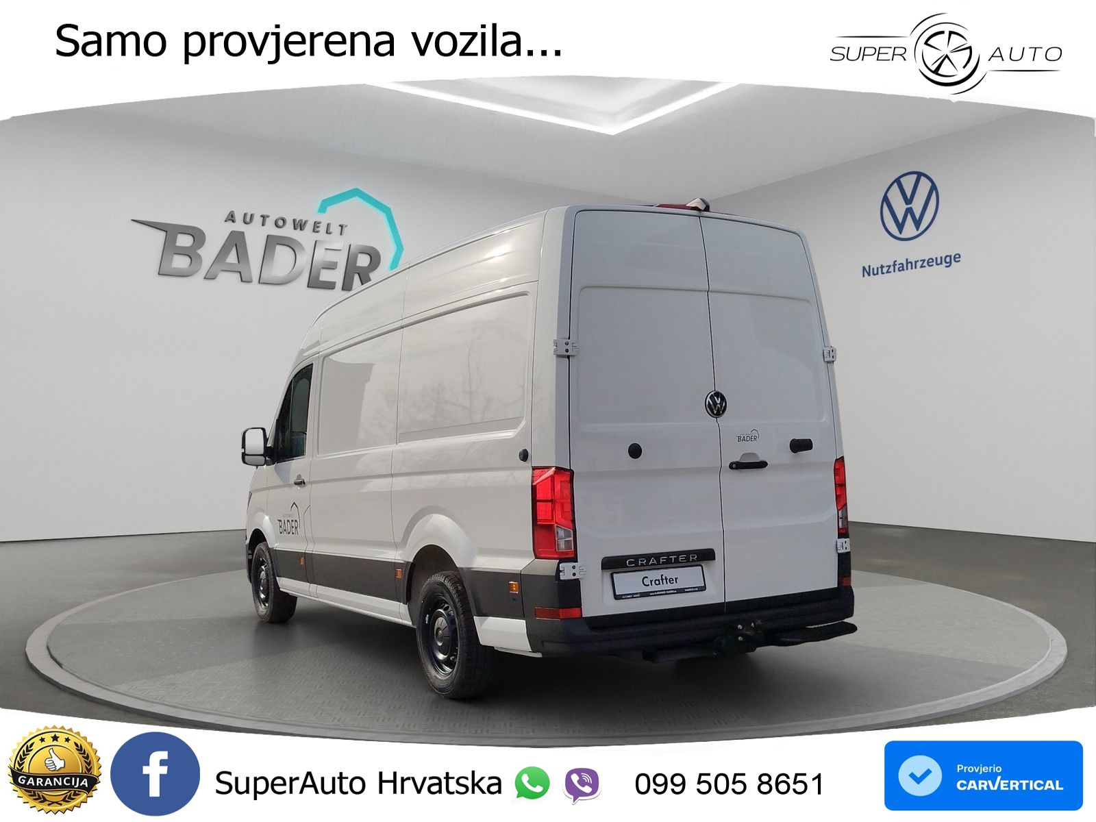 Volkswagen Crafter 35 Kasten 2,0 l 103 kW Frontantrieb 8-Ga 140 KS