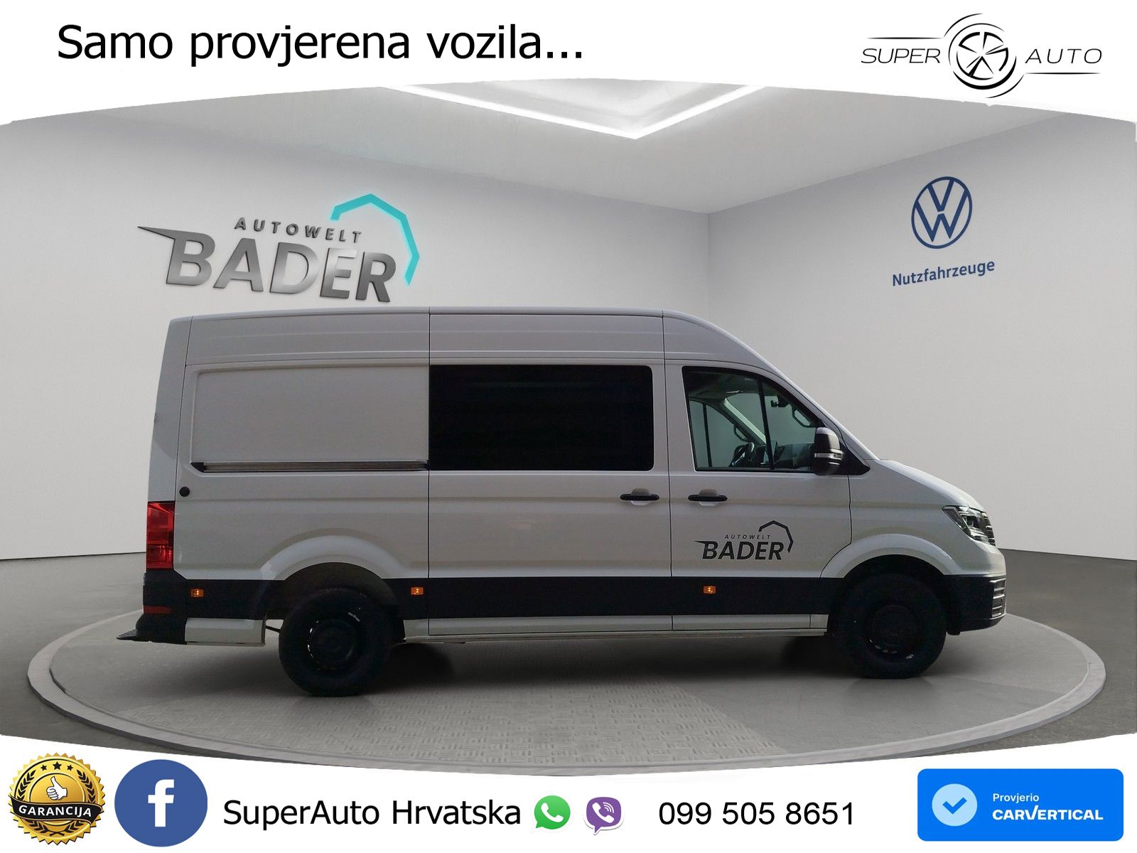 Volkswagen Crafter 35 Kasten 2,0 l 103 kW Frontantrieb 8-Ga 140 KS