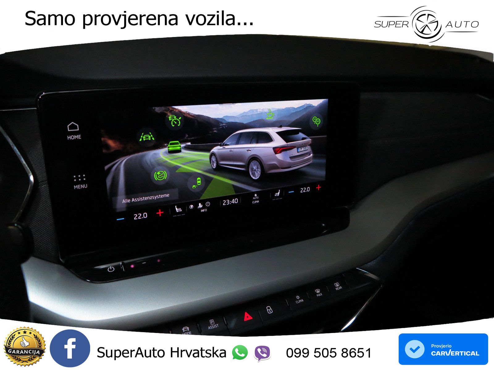 Škoda Octavia Combi 2.0 TDI (150 KS) DSG LED+GR SJED+ACC