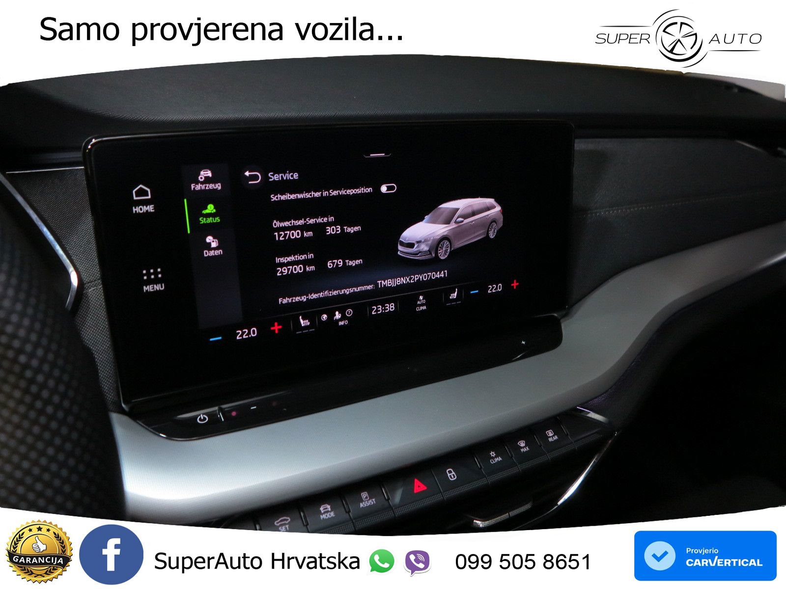 Škoda Octavia Combi 2.0 TDI (150 KS) DSG LED+GR SJED+ACC