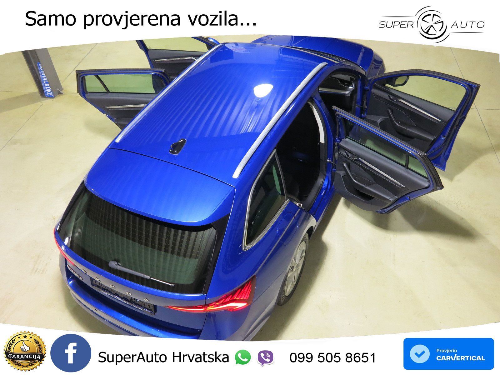 Škoda Octavia Combi 2.0 TDI (150 KS) DSG LED+GR SJED+ACC