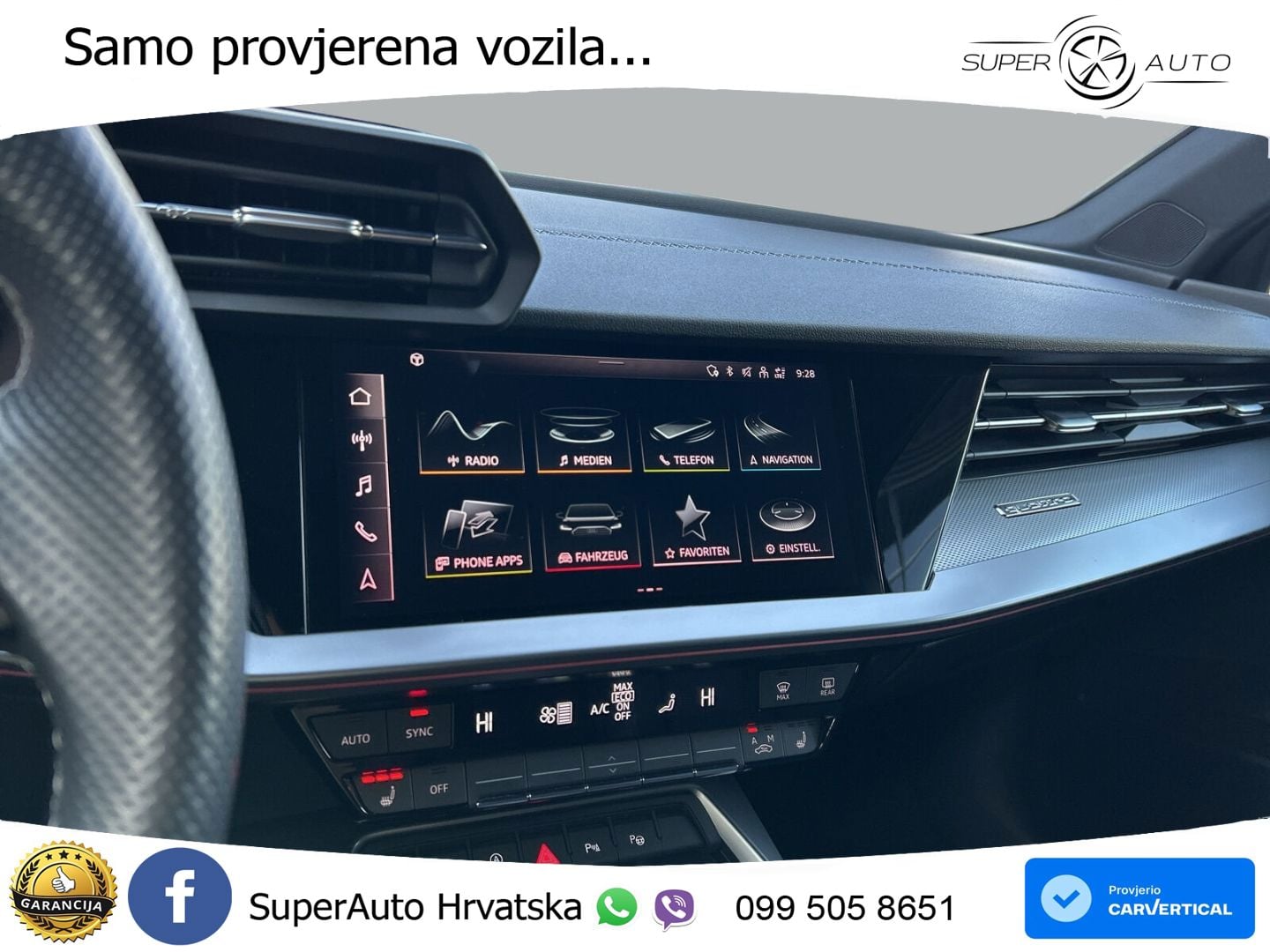 Audi A3 40 TDI (200 KS) quattro S tronic S line LED+GR SJED+ACC