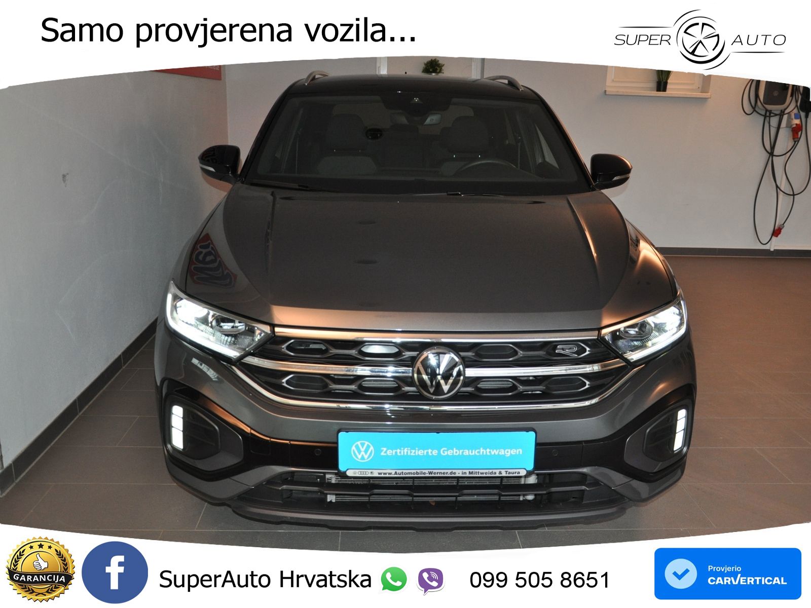 Volkswagen T-Roc 1.5 TSI (150 KS) DSG R-Line LED+GR SJED+ACC