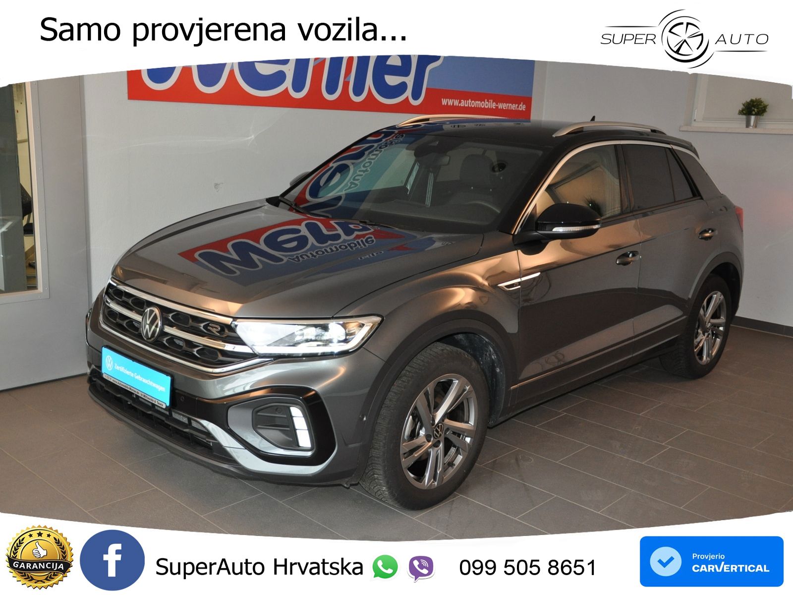 Volkswagen T-Roc 1.5 TSI (150 KS) DSG R-Line LED+GR SJED+ACC
